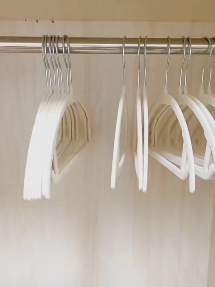 50Pcs Premium Velvet Hangers, Heavy Duty Non-Slip Space Saving Hangers with Chrome Plated Hooks for Coats Sweaters Jackets Pants